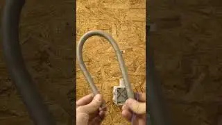 how to bend a rigid plastic pipe#shorts