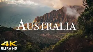 FLYING OVER AUSTRALIA (4K UHD) - Beautiful Nature Scenery with Relaxing Music | 4K VIDEO ULTRA HD