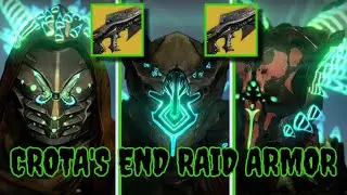 Crota's End RAID Armor Showcase + Necrochasm Exotic Auto - DESTINY 1 - Age Of Triumph Ornaments