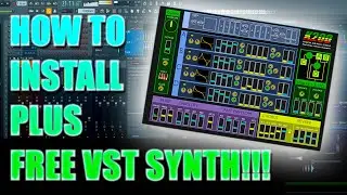 FREE PLUGIN!! + How To Install Plugins into FL Studio Tutorial