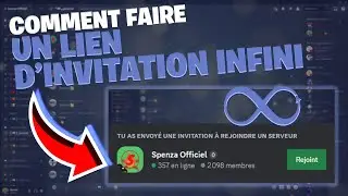 Comment faire un LIEN D'INVITATION INFINI sur Discord ?!