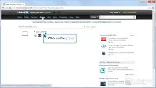 How to contact a member of a group with LinkedIn ?