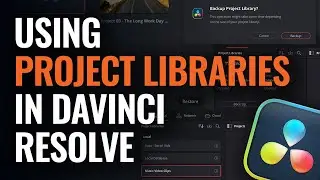 Using Project Libraries in DaVinci Resolve