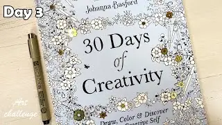 Day 3 Joanna Basford's 30 Days of Creativity