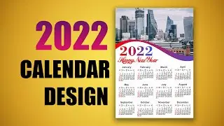 How to Create Calendar Design in CorelDraw | Calendar Design 2022