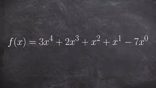 What is the definition of standard form, degree and leading coefficient of a polynomial