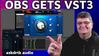 UPGRADE NOW! OBS Studio VST 3 SUPPORT Featuring Waves StudioRack 14