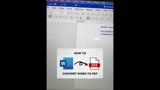 How to convert Microsoft Word document to PDF