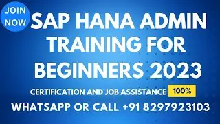 SAP HANA (SAP Web Ide HANA)  TUTORIAL FOR BEGINNERS Call or What's App: +91 8297903103