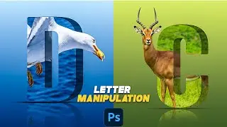 Easy 3D Letter Manipulation in Photoshop for Beginners Tutorial 2023