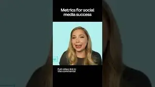 Metrics for social media success Canva #shorts #canva