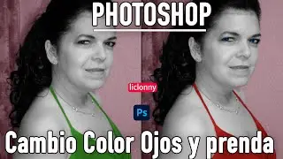 Imprescindibles de Photoshop. ¿Cómo cambiar el color de ojos y adornos?. liclonny