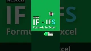 What is the difference between nested IF and IFS formula in Excel 👌👍