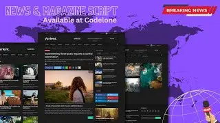 News and Magazine Script in CodeIgniter with Source code