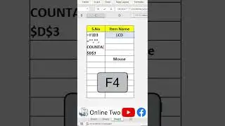 Automatic Adjust Serial No || Excel || Excel Formulas