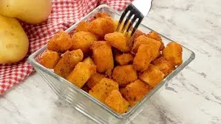 Potato cubes: how to make a crunchy and delicious side dish!