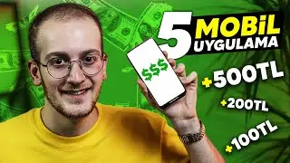 PARA KAZANDIRAN 5 MOBİL UYGULAMA! (Telefondan Para Kazanma Yolları)