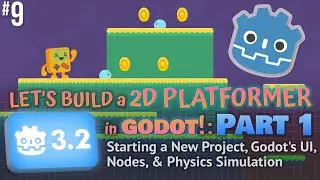 Godot 3.2: Let's Build a 2D Platformer!: Part 1 #godotengine