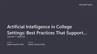 Artificial Intelligence in College Settings  Best Practices That Support Student Success and Engagem