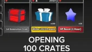 opening 100 crates in survive the killer (winter 2023 present)