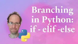 Branching in Python: if - elif -else