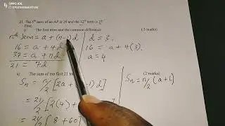 GEOMETRIC SEQUENCES/SERIES AND ARITHMETIC SEQUENCES/SERIES