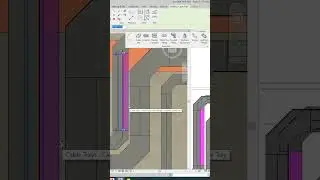 Revit Cable Tray #autocad #buildinginformationmodeling #buildingdesignsoftware #bim #engineering