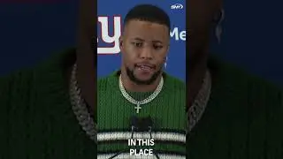 Saquon Barkley on signing a contract extension with the Giants | SNY