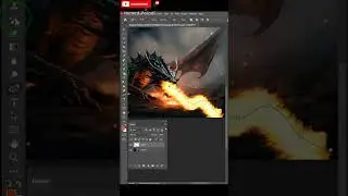 Creating and Drawing Fiery Dragon Breath in Photoshop 🔥🐉 