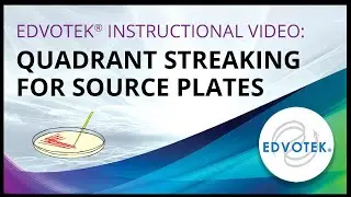 Edvotek Instructional Video: Streaking Source Plates