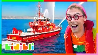 Let's meet Marine Firefighters! | Educational Videos for Kids | Kidibli