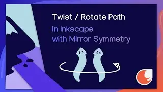 Twist / Rotate Object in Inkscape with Mirror Symmetry