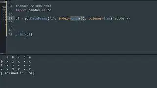 Renaming column names in Pandas