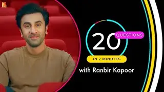 20 Questions in 2 minutes with Ranbir Kapoor | Shamshera | Sanjay Dutt, Vaani Kapoor, Karan Malhotra