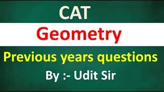 CAT || Geometry || Previous Year Questions ||