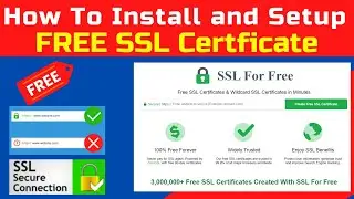 How to get and Install FREE SSL Certificate for WordPress ✅