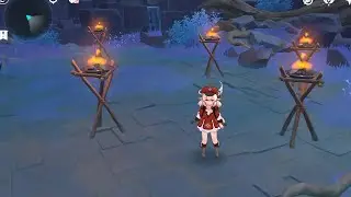 Genshin Impact Fire torches Puzzle The Ancient Azure Stars