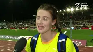 Yaroslava Mahuchikh Wins Lausanne Diamond League High Jump [Interview]