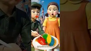 Squid Game AI Edible Slime Popping Candy ASMR 