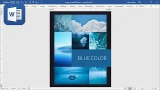 How to put image into table in Microsoft Word (Cover Page Tutorial)