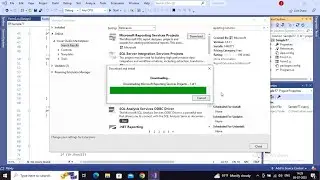 how to install microsoft reporting services projects in visual studio 2019