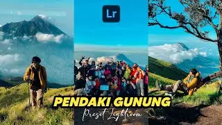 FREE 50+ PRESET LIGHTROOM | PENDAKI GUNUNG | LIGHTROOM TUTORIAL