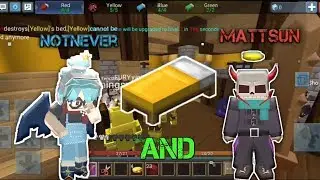 Bedwars With NotNever And MATTSUN 🔥🔥| Blockman GO Blocky Mods