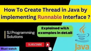 What is runnable interface in Java? how to create thread using runnable interface in Java ?