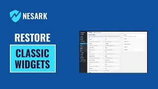 Restore the Classic WordPress Widgets in Hindi | Wordpress widget not working | Nesark