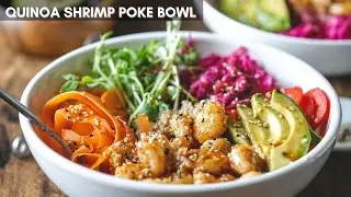 Shrimp Quinoa Poke Bowl (Gluten Free Dairy Free Soy Free) Recipe