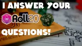 I answer your Roll20 questions! Dark Mode, Macros, Group Initiative | Insight Check