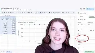 Air pressure versus height (Part 3: Google sheets version)