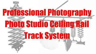 Professional Photography Photo Studio Ceiling Rail Track System