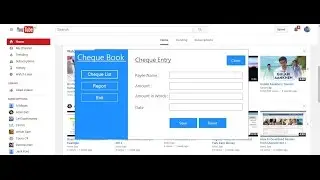 How to Create Cheque Entry Software in CSharp 2012 Part 1